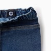 Denim Trousers for Baby Girls, Blue