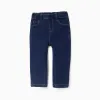 Denim Trousers for Baby Girls, Dark Blue
