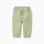 Baggy twill trousers for baby girls, light green