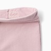 Flared brushed leggings for baby girls, lilac