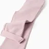 Flared brushed leggings for baby girls, lilac