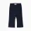 Flared Roma knit leggings for baby girls, dark blue