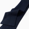 Flared Roma knit leggings for baby girls, dark blue