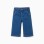 Wide leg jeans with 4 pockets for baby girls, blue