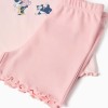 Short pyjamas with Minnie & Figaro for newborn and baby girls, pink