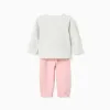 Polar fleece pyjamas with Minnie for newborn and baby girls, green/pink