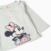 Polar fleece pyjamas with Minnie for newborn and baby girls, green/pink