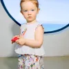 Top and shorts with print Carolina Celas x Zippy for baby girls, white