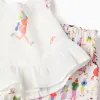 Top and shorts with print Carolina Celas x Zippy for baby girls, white