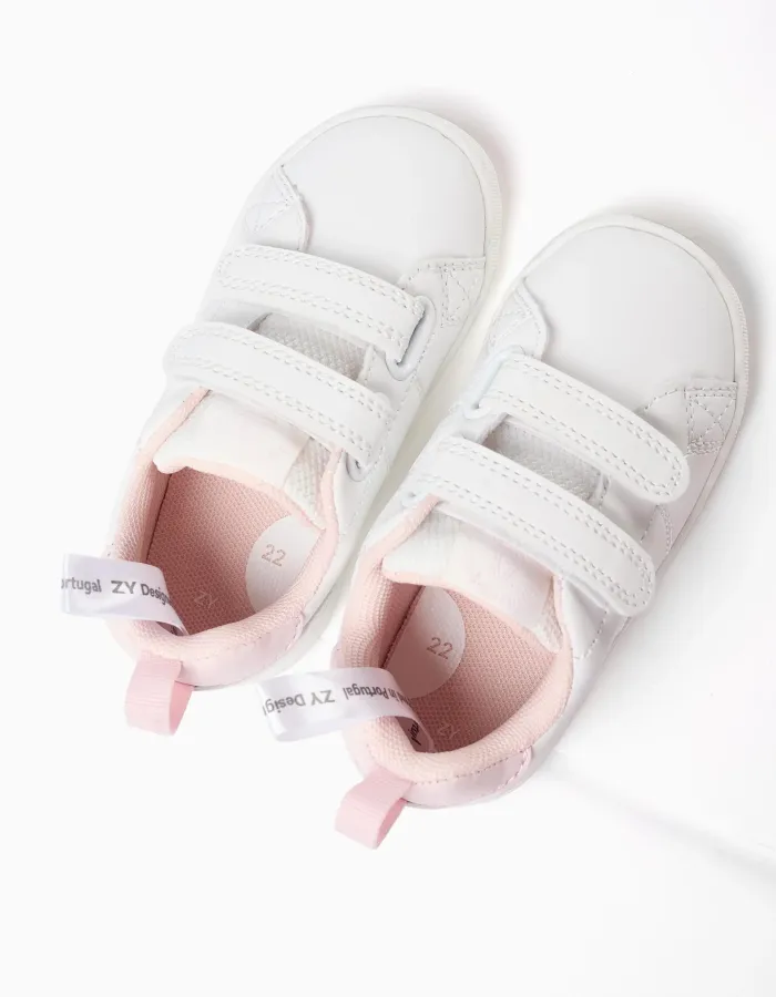 Trainers for Baby Girls 'ZY 1996', White/Pink