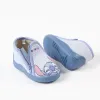 Slippers with Stitch print for babies and girls, blue/white