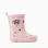 Rubber wellies with Minnie prints for baby girls, light pink