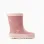 Rubber wellies with floral print for baby girls, pink