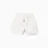Twill shorts with cargo pockets for baby girls, white