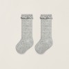 Socks with Lace for Baby Girls, Grey