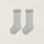 Socks with Lace for Baby Girls, Grey