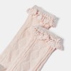Baby Girls Knee-High Socks with Lace Detail
