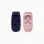 2-Pack Ballet Slipper Socks – Pink & Navy Blue