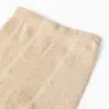 Flexible Cotton Tights for Baby Girls, Beige