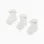 Pack of 3 Pairs of Socks with Broderie Anglaise for Baby Girls, White