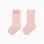 High Socks with Bow for Baby Girls, Pink