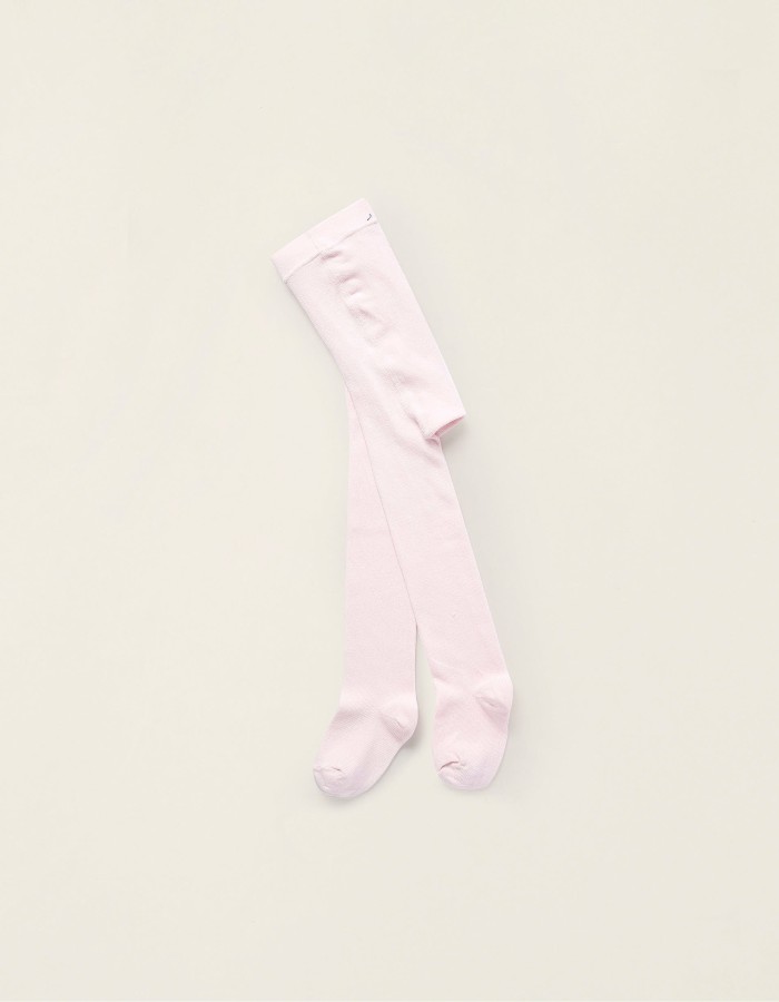 Anti-Pilling Tights for Baby Girls, Pink