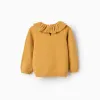 Jumper with Ruffle Collar for Baby Girls, Yellow