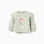 Cotton Sweatshirt with Ruffles for Baby Girls 'Bambi', Green