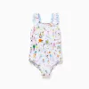 Swimsuit with print Carolina Celas x Zippy for baby girls, white