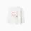Cotton Long Sleeve T-Shirt for Baby Girls 'Circle', White