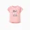 Printed Cotton T-shirt for Baby Girls, Pink