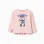 Long sleeve T-shirt with Minnie print for babies and girls, pink