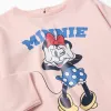 Long sleeve T-shirt with Minnie print for babies and girls, pink