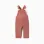 Corduroy dungarees with pockets for baby girls, dusty pink