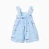 Cotton playsuit with print Carolina Celas x Zippy for baby girls, blue