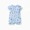 Cotton romper with Toy Story motif for newborn and baby boys, light blue