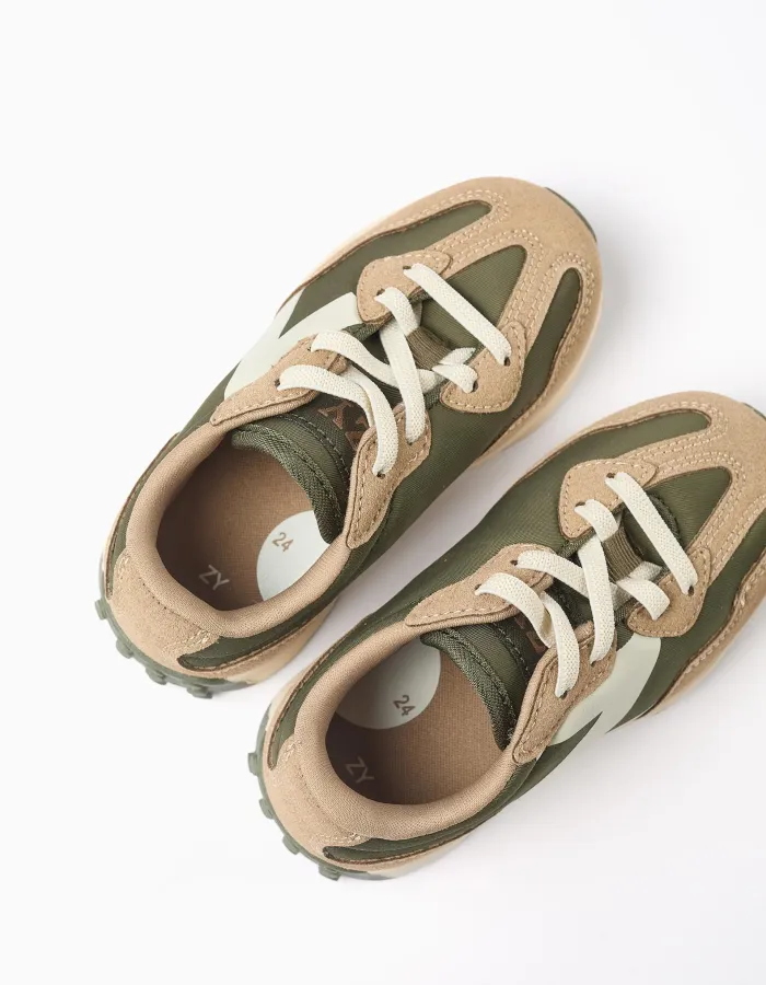 SNEAKER CASUAL, DARK GREEN