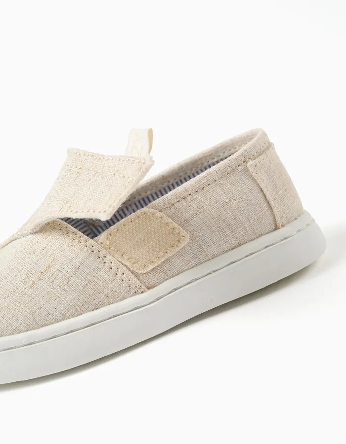 SHOE W VELCRO, BEIGE