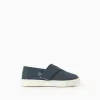 SHOE W VELCRO, NIGHT BLUE