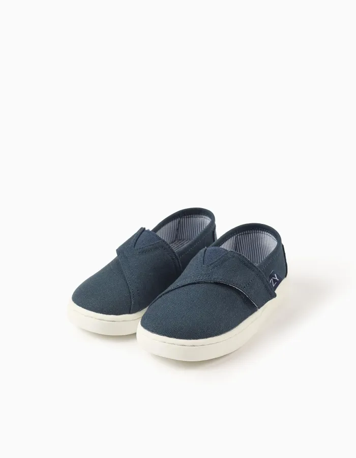 SHOE W VELCRO, NIGHT BLUE