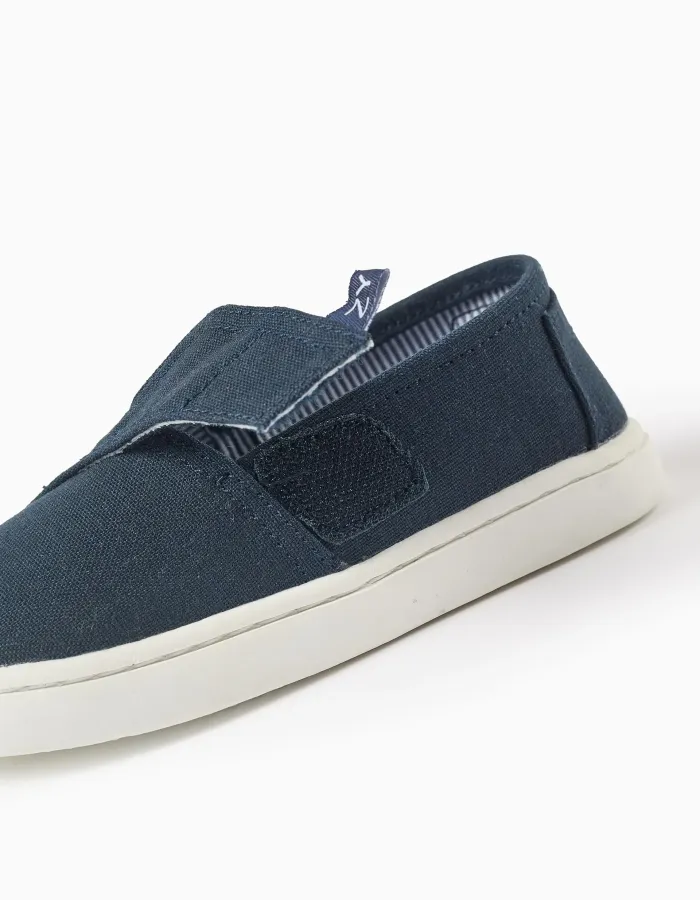 SHOE W VELCRO, NIGHT BLUE