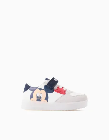Light-up combined trainers with Mickey for baby boys, multicolour