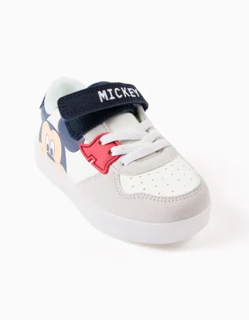 Light-up combined trainers with Mickey for baby boys, multicolour
