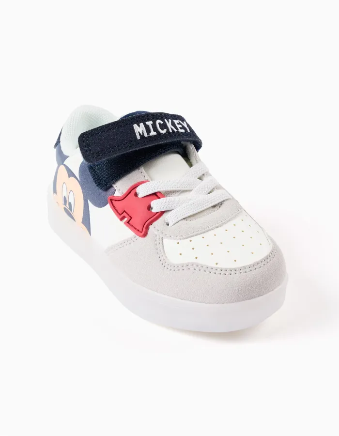 Light-up combined trainers with Mickey for baby boys, multicolour