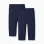 Pack of 2 Pairs of Leggings for Baby Girls, Dark Blue