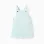 Pinafore Dress in Twill for Baby Girls, Light Blue