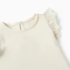 Vest Top with Ruffles for Baby Girls, White