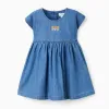 SS DRESS DENIM, BLUE
