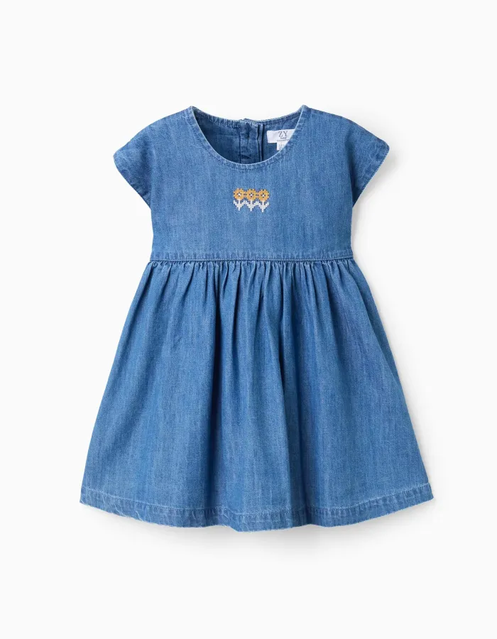 SS DRESS DENIM, BLUE