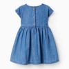 SS DRESS DENIM, BLUE